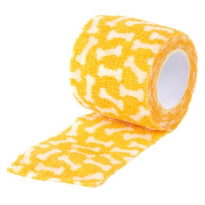 Fun-Flex Bones Bandage 5cm x 4,5m 1 Stk GUL